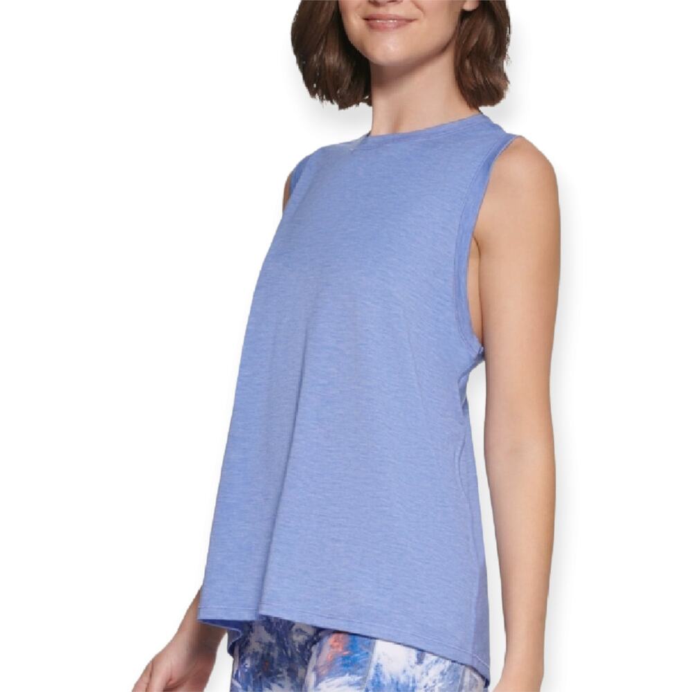 NWT Size S CALVIN KLEIN WOMEN'S DROPPED ARMHOLE TANK TOP PURPLE
Calvin Klein